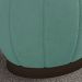 Kit 2 Puff Puf Para Sala Base Metal Chocolate Tull SL 946 Veludo Peer