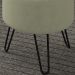 Kit 2 Puff Puf Para Sala Pes Metal Small Veludo SL 940 Peer