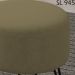 Kit 2 Puff Puf Para Sala Pes Metal Small Veludo SL 945 Peer