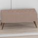 Puff Puf Para 100 cm Sala Pes Madeira Trit Veludo SL 949 Peer
