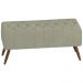 Puff Puf Para Sala 100 cm Pes Madeira Trit Veludo SL 940 Peer