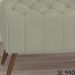 Puff Puf Para Sala 100 cm Pes Madeira Trit Veludo SL 940 Peer