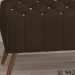Puff Puf Para Sala 100 cm Pes Madeira Trit Veludo SL 942 Peer