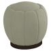Puff Puf Para Sala Base Metal Chocolate Tull Veludo SL 940 Peer