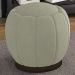 Puff Puf Para Sala Base Metal Chocolate Tull Veludo SL 940 Peer