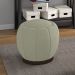 Puff Puf Para Sala Base Metal Chocolate Tull Veludo SL 940 Peer