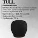 Puff Puf Para Sala Base Metal Chocolate Tull Veludo SL 944 Peer