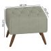 Puff Puf Para Sala Pes Madeira Trit Veludo SL 940 Peer