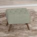 Puff Puf Para Sala Pes Madeira Trit Veludo SL 940 Peer