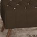 Puff Puf Para Sala Pes Madeira Trit Veludo SL 942 Peer