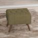 Puff Puf Para Sala Pes Madeira Trit Veludo SL 945 Peer