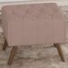 Puff Puf Para Sala Pes Madeira Trit Veludo SL 949 Peer