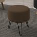 Puff Puf Para Sala Pes Metal Small Veludo SL 942 Peer