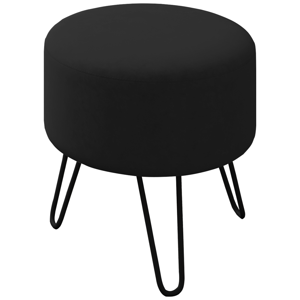 Puff Puf Para Sala Pes Metal Small Veludo SL 944 Peer