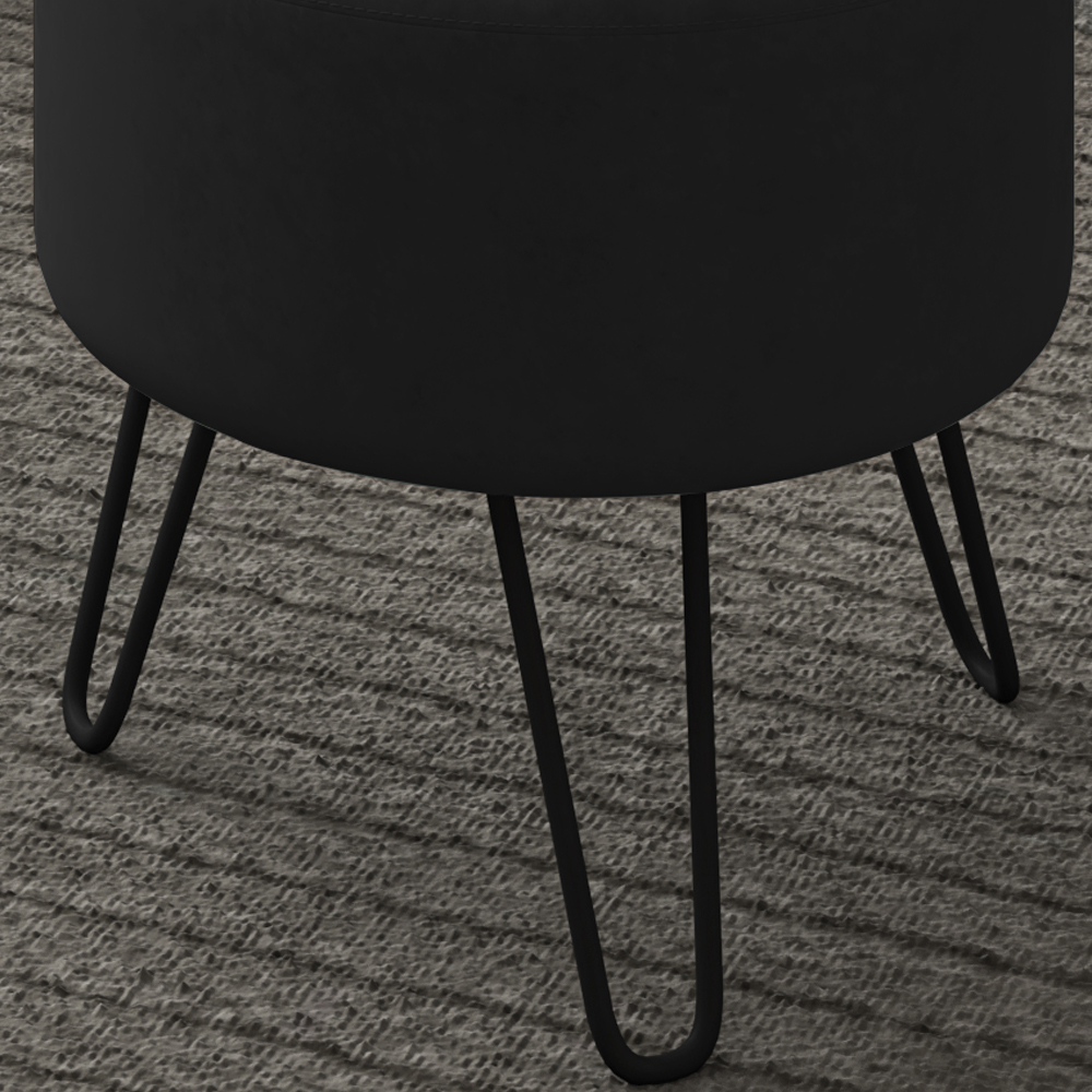 Puff Puf Para Sala Pes Metal Small Veludo SL 944 Peer