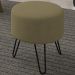 Puff Puf Para Sala Pes Metal Small Veludo SL 945 Peer