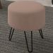 Puff Puf Para Sala Pes Metal Small Veludo SL 949 Peer