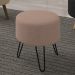 Puff Puf Para Sala Pes Metal Small Veludo SL 949 Peer