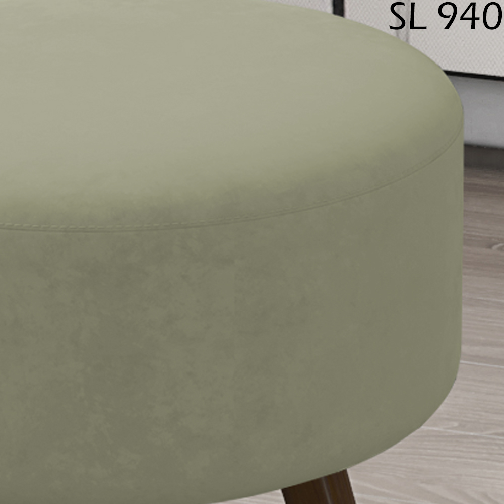 Puff Puf Para Sala Pes Palito Small Veludo SL 940 Peer
