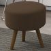 Puff Puf Para Sala Pes Palito Small Veludo SL 942 Peer