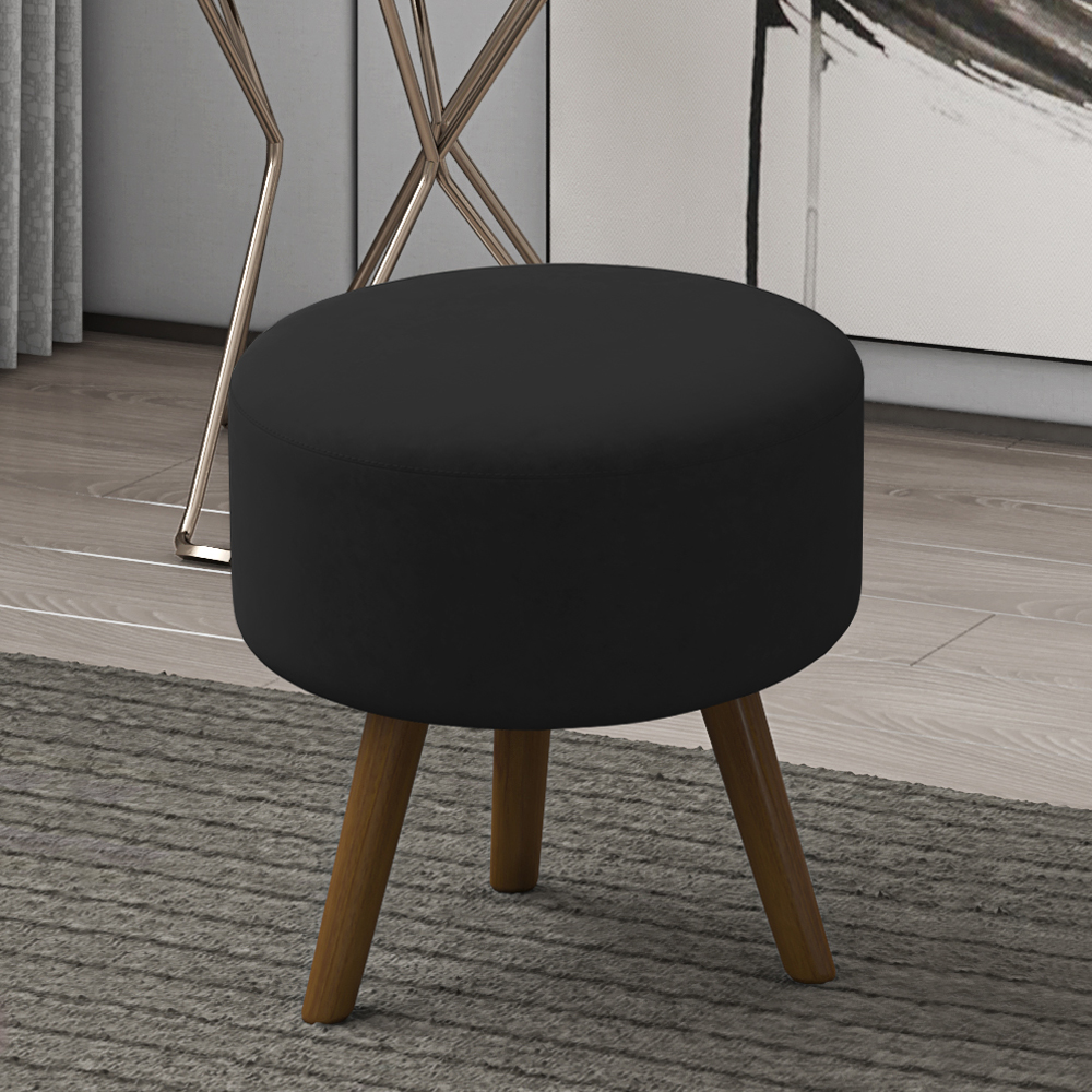 Puff Puf Para Sala Pes Palito Small Veludo SL 944 Peer