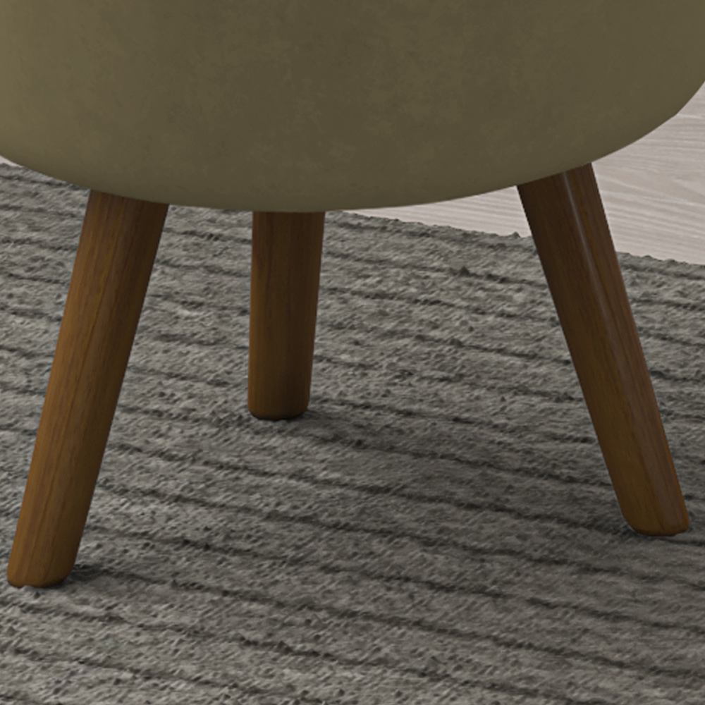 Puff Puf Para Sala Pes Palito Small Veludo SL 945 Peer