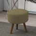 Puff Puf Para Sala Pes Palito Small Veludo SL 945 Peer
