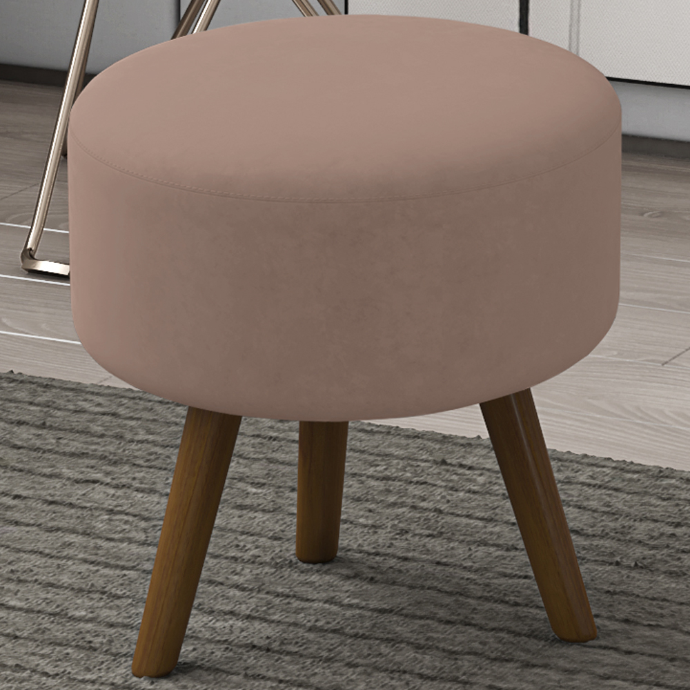 Puff Puf Para Sala Pes Palito Small Veludo SL 949 Peer