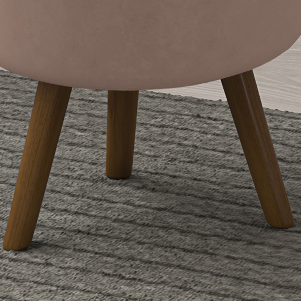 Puff Puf Para Sala Pes Palito Small Veludo SL 949 Peer