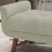 Puff Recamier 140 cm Pes Madeira Leville Veludo SL 940 Peer
