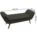 Puff Recamier 140 cm Pes Palito Venez Linho SL 74 Peer