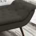 Puff Recamier 140 cm Pes Palito Venez Linho SL 74 Peer