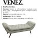 Puff Recamier 140 cm Pes Palito Venez Linho SL 76 Peer