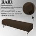 Puff Recamier 143 cm Pes Metal Baid Veludo SL 942 Peer
