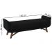 Puff Recamier 160 cm Pes Madeira Leville Veludo SL 944 Peer