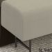 Puff Recamier 163 cm Pes Metal Baid Veludo SL 940 Peer