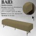 Puff Recamier 163 cm Pes Metal Baid Veludo SL 945 Peer