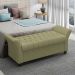 Recamier Calçadeira Bau 140 cm Pes MDF Ogeo Linho SL 75 Peer