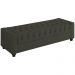Recamier Calçadeira Bau 140 cm Pes MDF Parri Linho SL 74 Peer