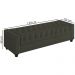 Recamier Calçadeira Bau 140 cm Pes MDF Parri Linho SL 74 Peer