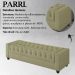 Recamier Calçadeira Bau 140 cm Pes MDF Parri Linho SL 75 Peer