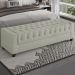 Recamier Calçadeira Bau 140 cm Pes MDF Parri Linho SL 76 Peer