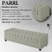 Recamier Calçadeira Bau 140 cm Pes MDF Parri Linho SL 76 Peer