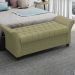 Recamier Calçadeira Bau 160 cm Pes MDF Ogeo Linho SL 75 Peer