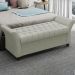Recamier Calçadeira Bau 160 cm Pes MDF Ogeo Linho SL 76 Peer