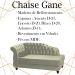 Recamier Diva Chaise Capitone 160 cm Pes MDF Gane SL 940 Veludo Peer
