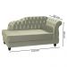 Recamier Diva Chaise Capitone 160 cm Pes MDF Gane SL 940 Veludo Peer