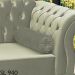 Recamier Diva Chaise Capitone 160 cm Pes MDF Gane SL 940 Veludo Peer