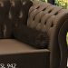 Recamier Diva Chaise Capitone 160 cm Pes MDF Gane SL 942 Veludo Peer