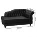 Recamier Diva Chaise Capitone 160 cm Pes MDF Gane SL 944 Veludo Peer